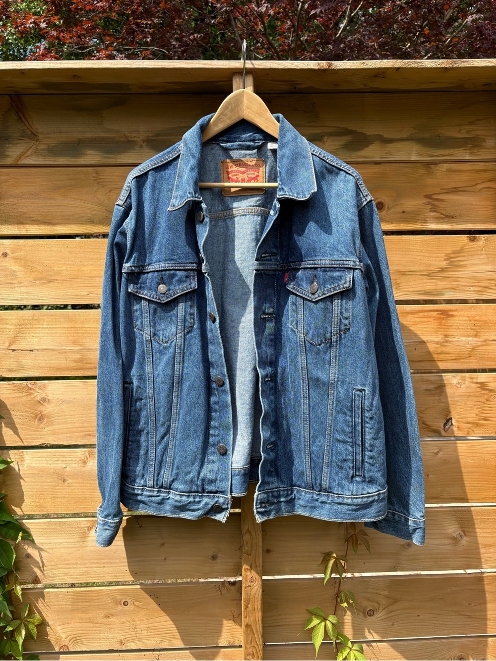 Levi's Blue Denim Trucker Jacket - Men's